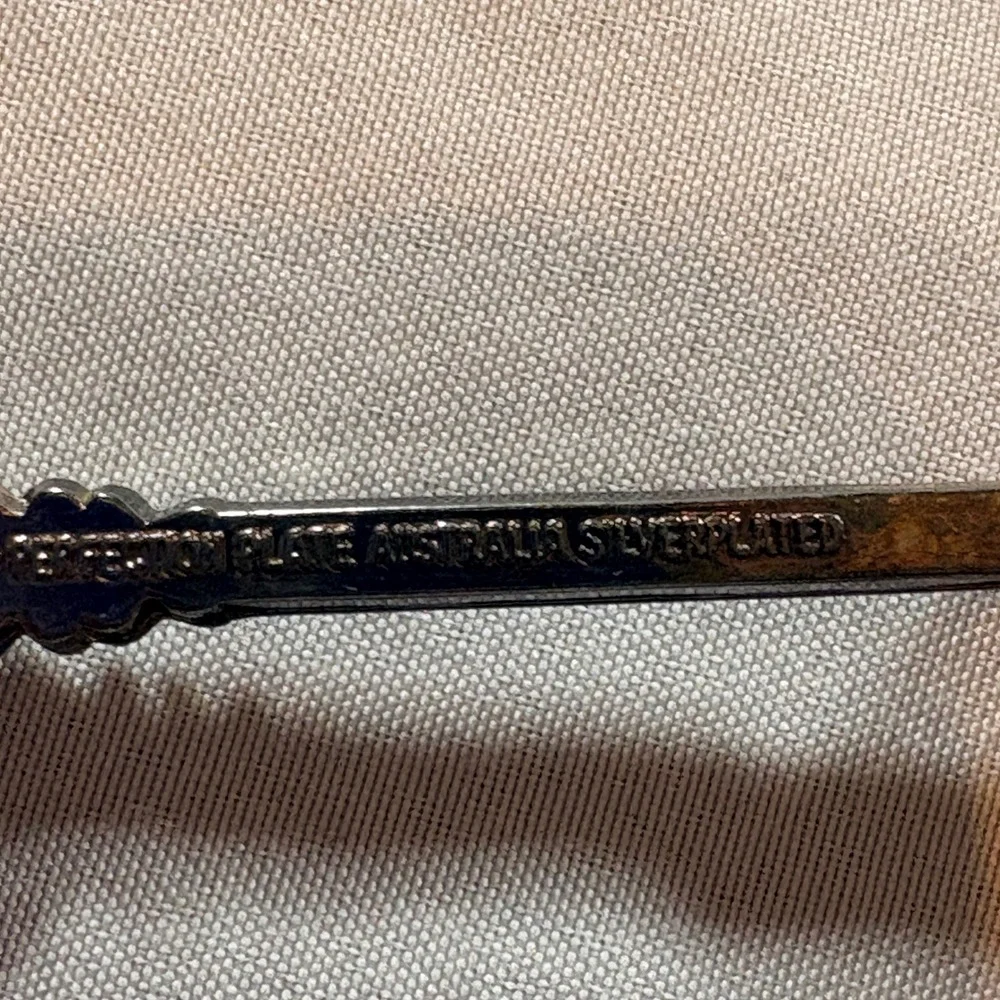 Cameo Nashville Music City USA Souvenir Spoon Silver Plated Australia Vintage